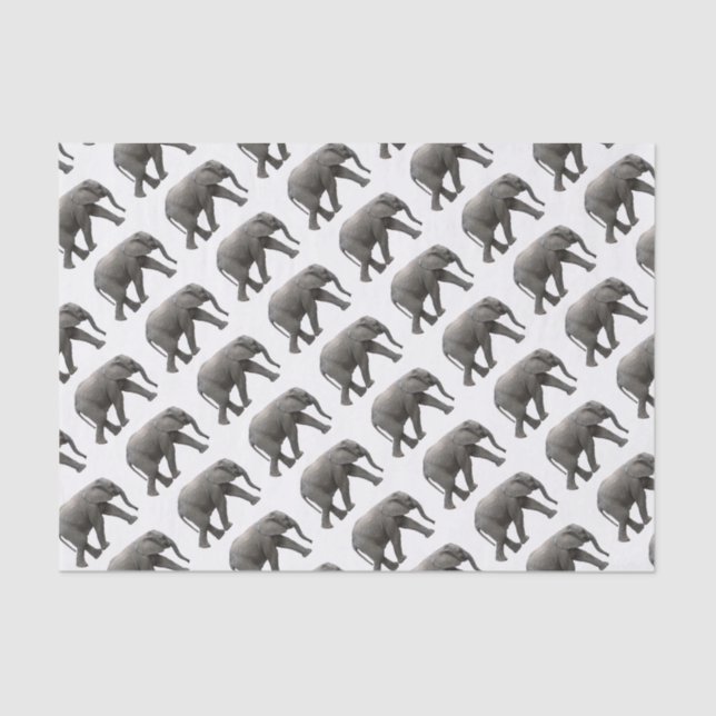 African Elephant Tissue Paper (Front)