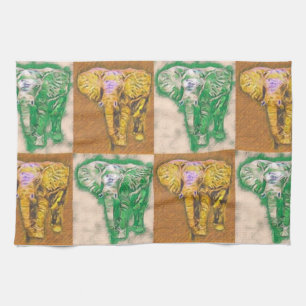 African Elephant Towel