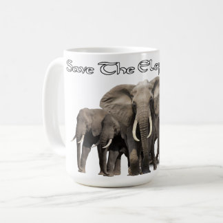 African Elephant tumbler Coffee Mug