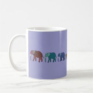 African Elephant Walk Coffee Mug
