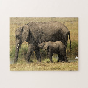 African Elephants Jigsaw Puzzle