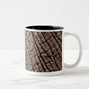 African elephant's (Loxodonta africana) skin Two-Tone Coffee Mug
