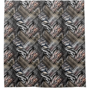 African ethnic .ю shower curtain