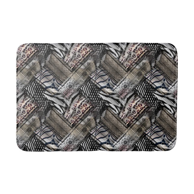 African, ethnic. bath mat (Front)