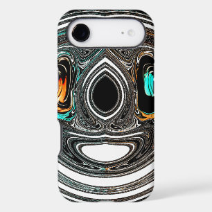 African Ethnic Doodle Zebra textured Art Print