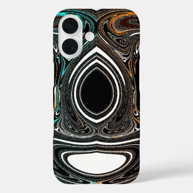 African Ethnic Doodle Zebra textured Art Print Case-Mate iPhone Case (Back)