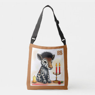 african ethnic Kwanzaa Wild Animals in Disguise Crossbody Bag