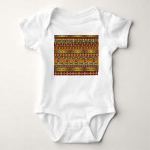 African ethnic motifs, ornamental background. baby bodysuit