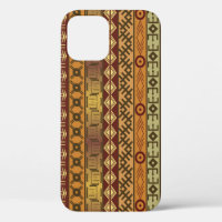 African ethnic motifs, ornamental background.