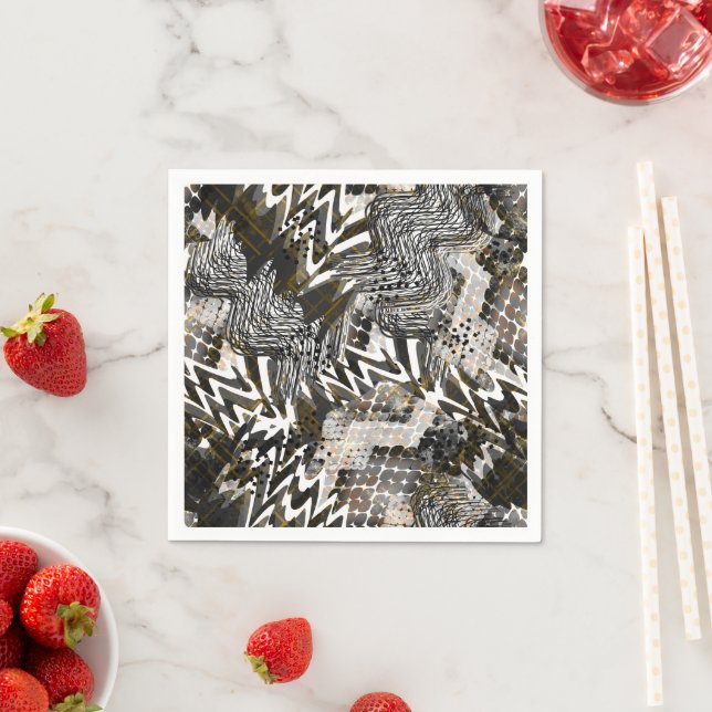 African, ethnic . napkin (Insitu)