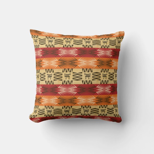 african ethnic pattern cushion (Front)
