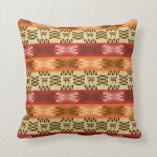 african ethnic pattern cushion