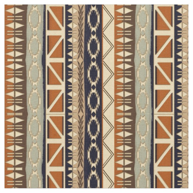 african ethnic pattern fabric (Close Up)
