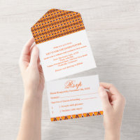 African Ethnic Seamless Pattern Wedding