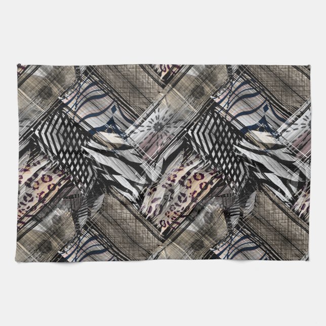 African, ethnic . tea towel (Horizontal)