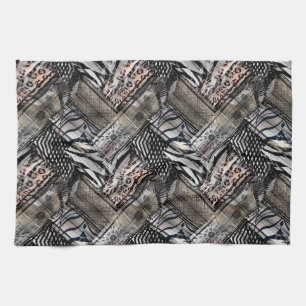 African, ethnic . tea towel