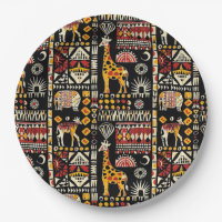 African ethnic traditional ornament, tribal patter