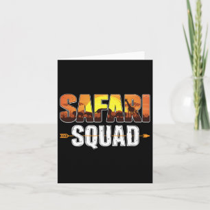 African Family Vacation Summer Vacay Trip Safari S Card