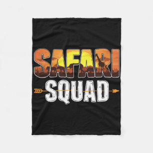 African Family Vacation Summer Vacay Trip Safari S Fleece Blanket