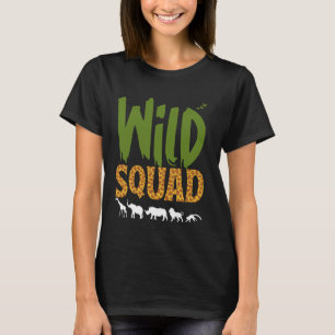 African Family Vacation Wild Squad Funny Matching T-Shirt