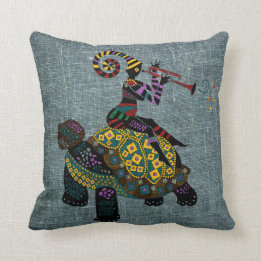 African fantasy Throw Pillow 16" x 16"