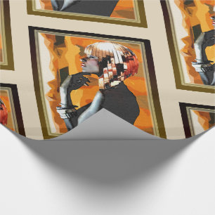  African Fashion History Wrapping Paper
