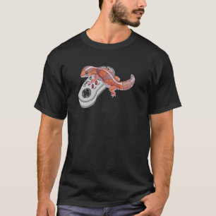African fat tail gecko Playing Video Game Fat-tail T-Shirt