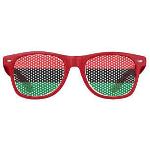 African Flag Fun Glasses