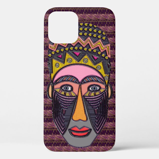 African Folk Art Case-Mate iPhone Case (Back)