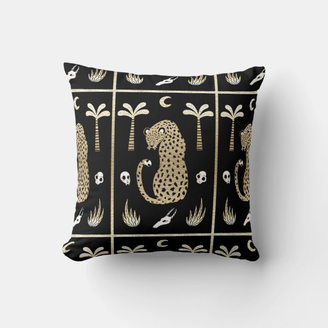 African  Folk Art Cushion (Front)