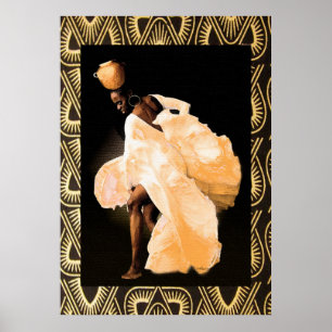 African Folk Dance Poster