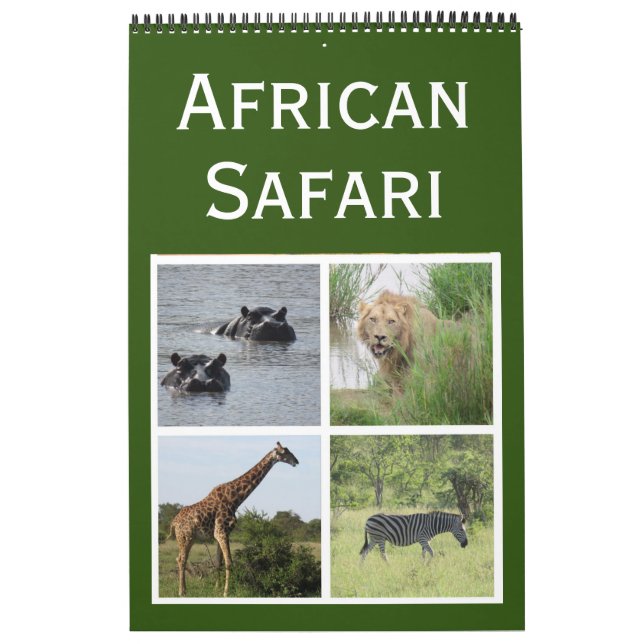 african game drive 2027 calendar (Cover)