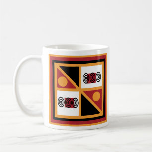 African geometric pattern coffee mug