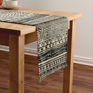 African Geometric Pattern Medium Table Runner