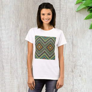 African Geometrical Motif T-Shirt
