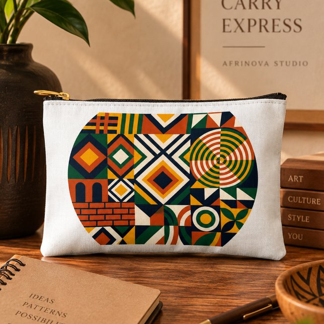 African Geometry Small Pouch (Creator Uploaded)