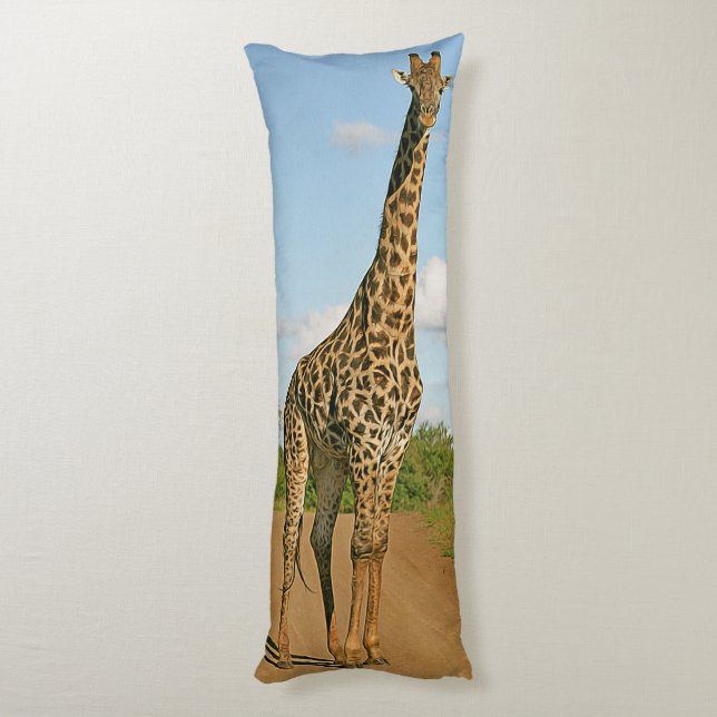 African giraffe body cushion (Back (Vertical))