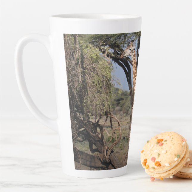 African Giraffe Late Mug (In Situ)