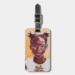 African Girl Luggage Tag