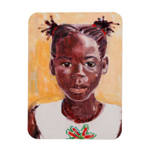 African Girl Magnet
