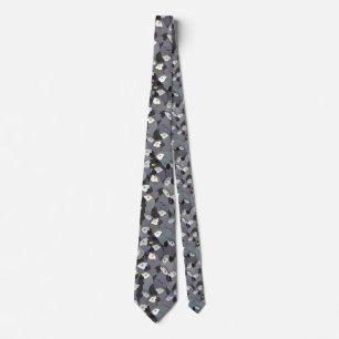 African Gray Parrot - All Over Pattern Tie