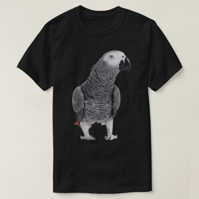 African Gray ParrotTShirt T-Shirt (Design Front)
