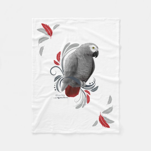 African Grey Blanket (Front)