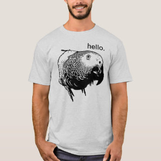 African Grey Hello T-Shirt