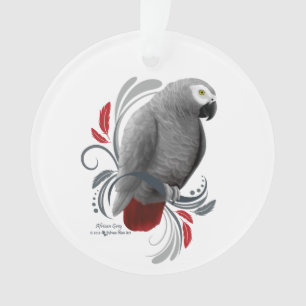 African Grey Ornament