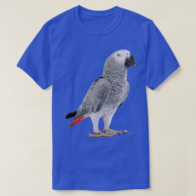 African Grey Parrot 23 T-Shirt (Design Front)