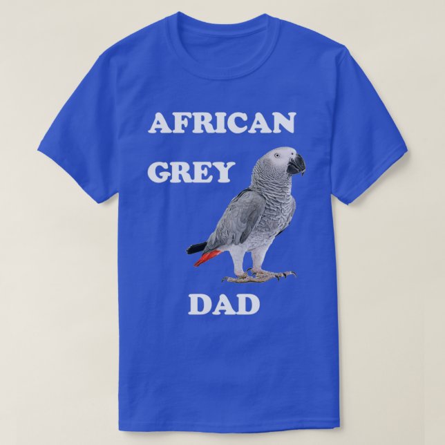 African Grey Parrot 24 T-Shirt (Design Front)