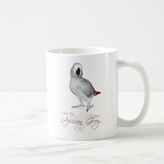 African Grey Parrot Coffee Mug