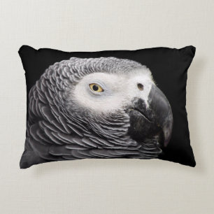 African Grey Parrot Decorative Cushion