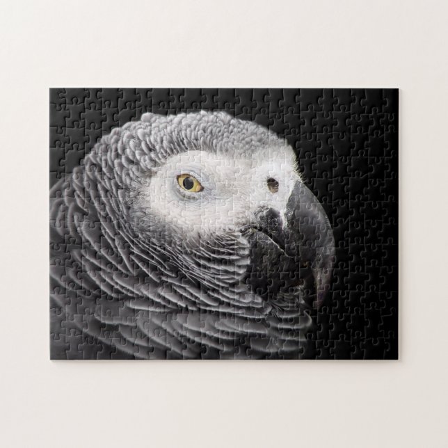 African Grey Parrot Jigsaw Puzzle (Horizontal)